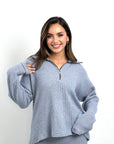 Warmy Heavy Sweater Sky Blue