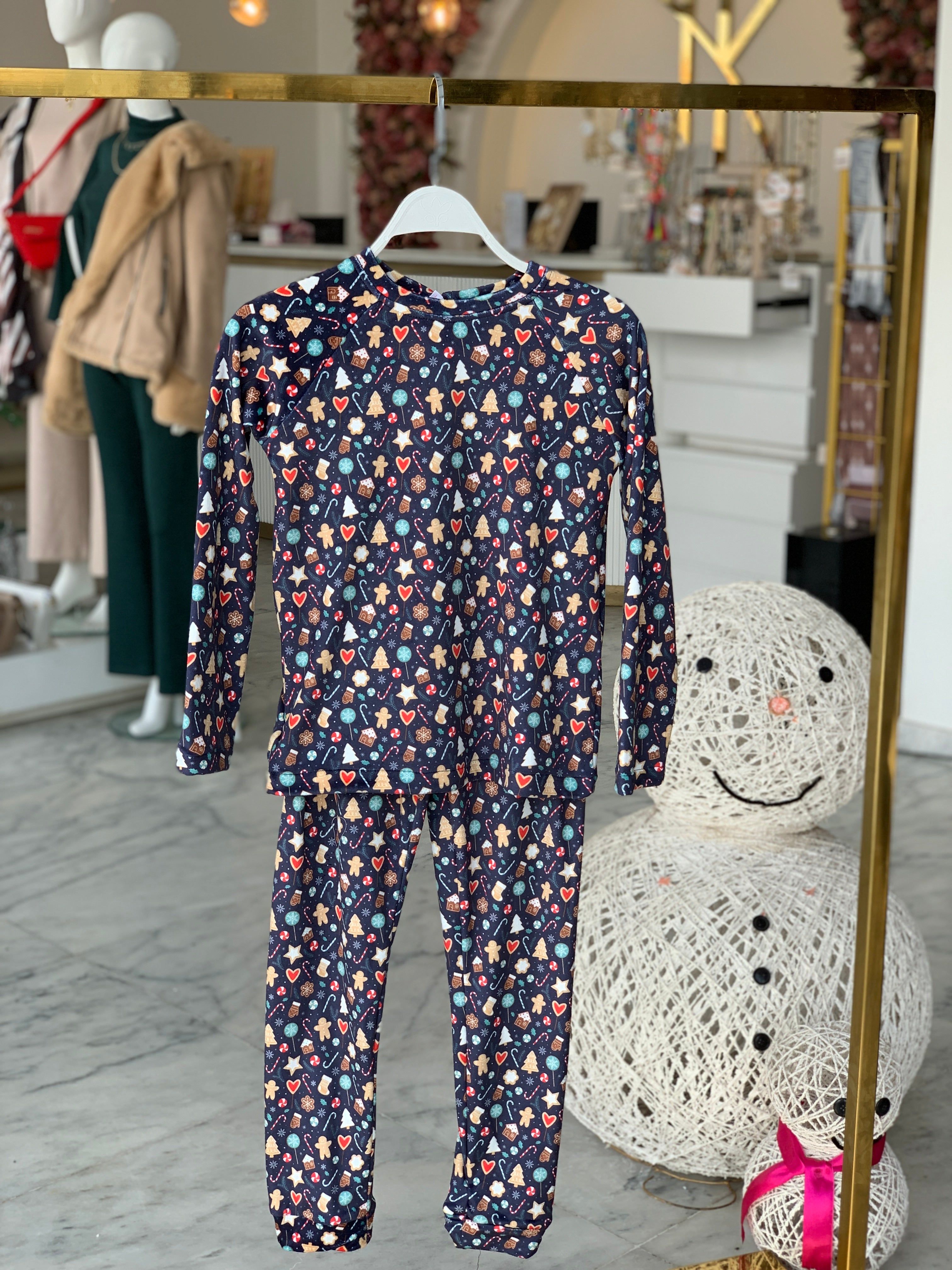 Warm Gingery Night Kids Pjs