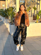 Warm Wildness Jacket Camel