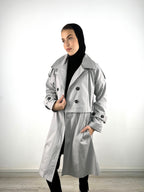 All in Trench Set Heather Grey