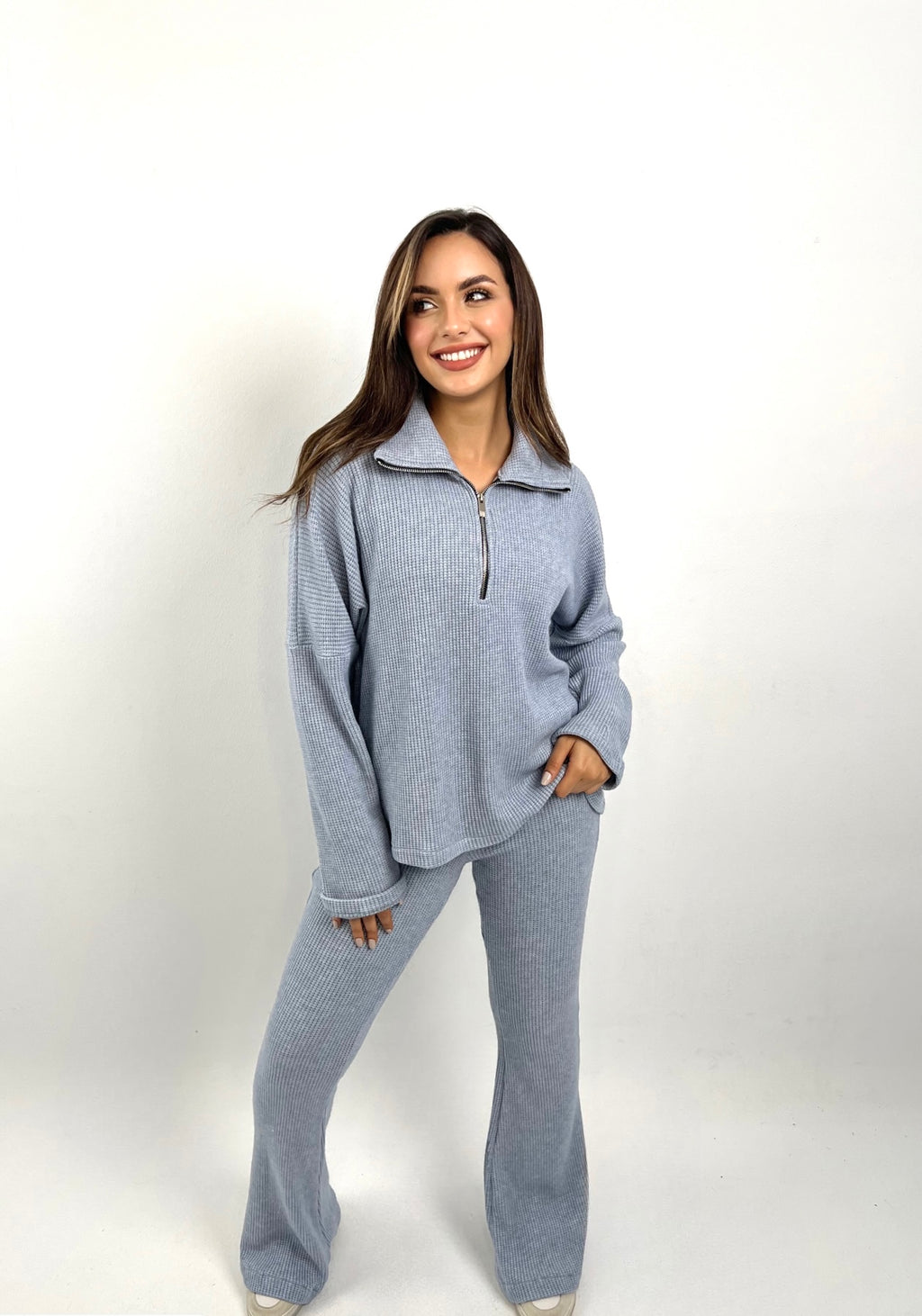 Warmy Heavy Sweater Sky Blue