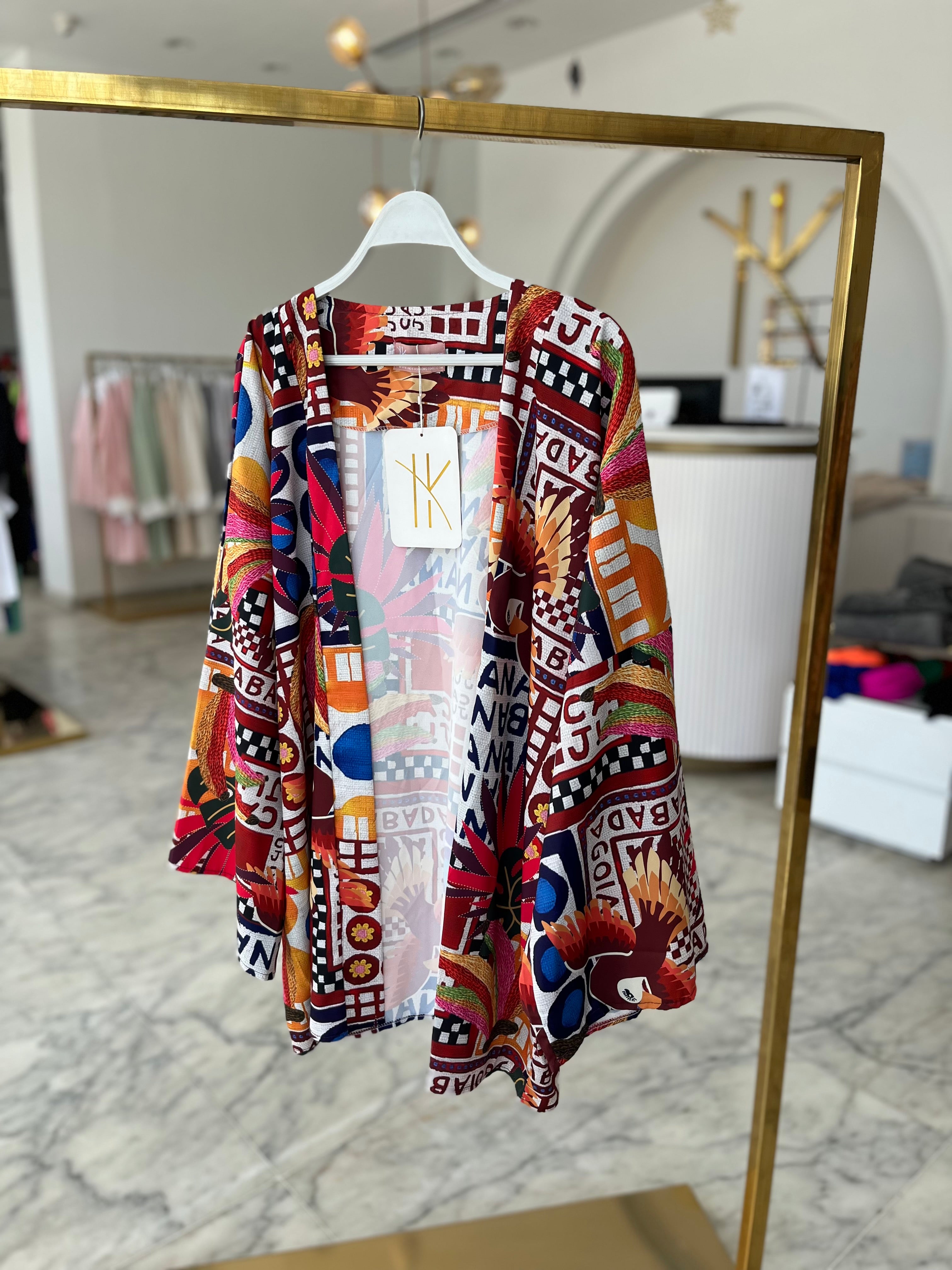 Sunny Islands Set Kimono