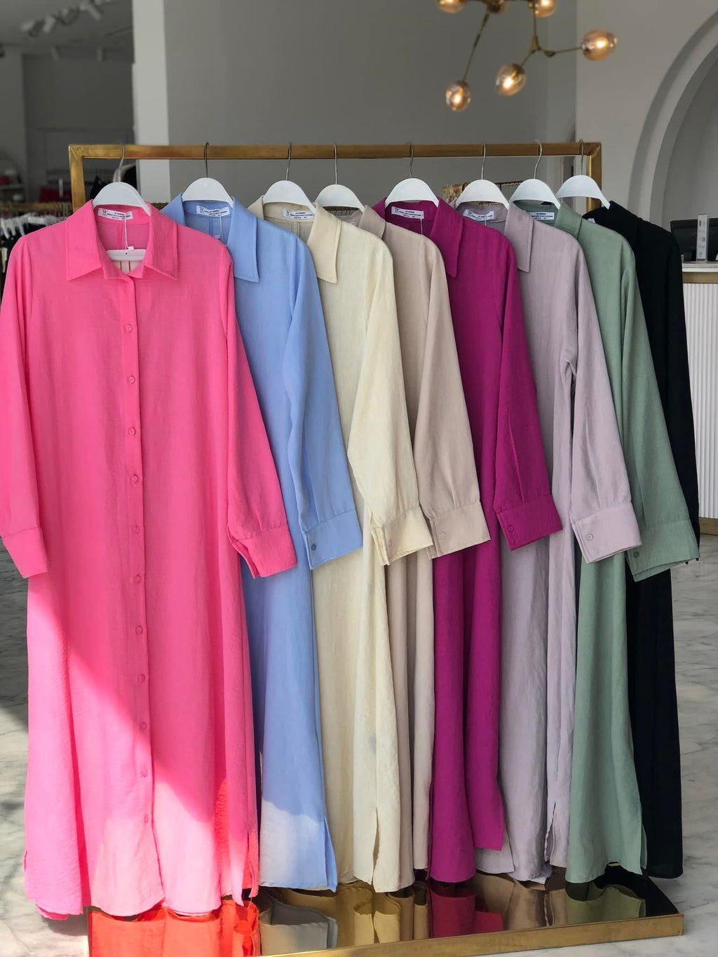 Basic Long Linen Shirt
