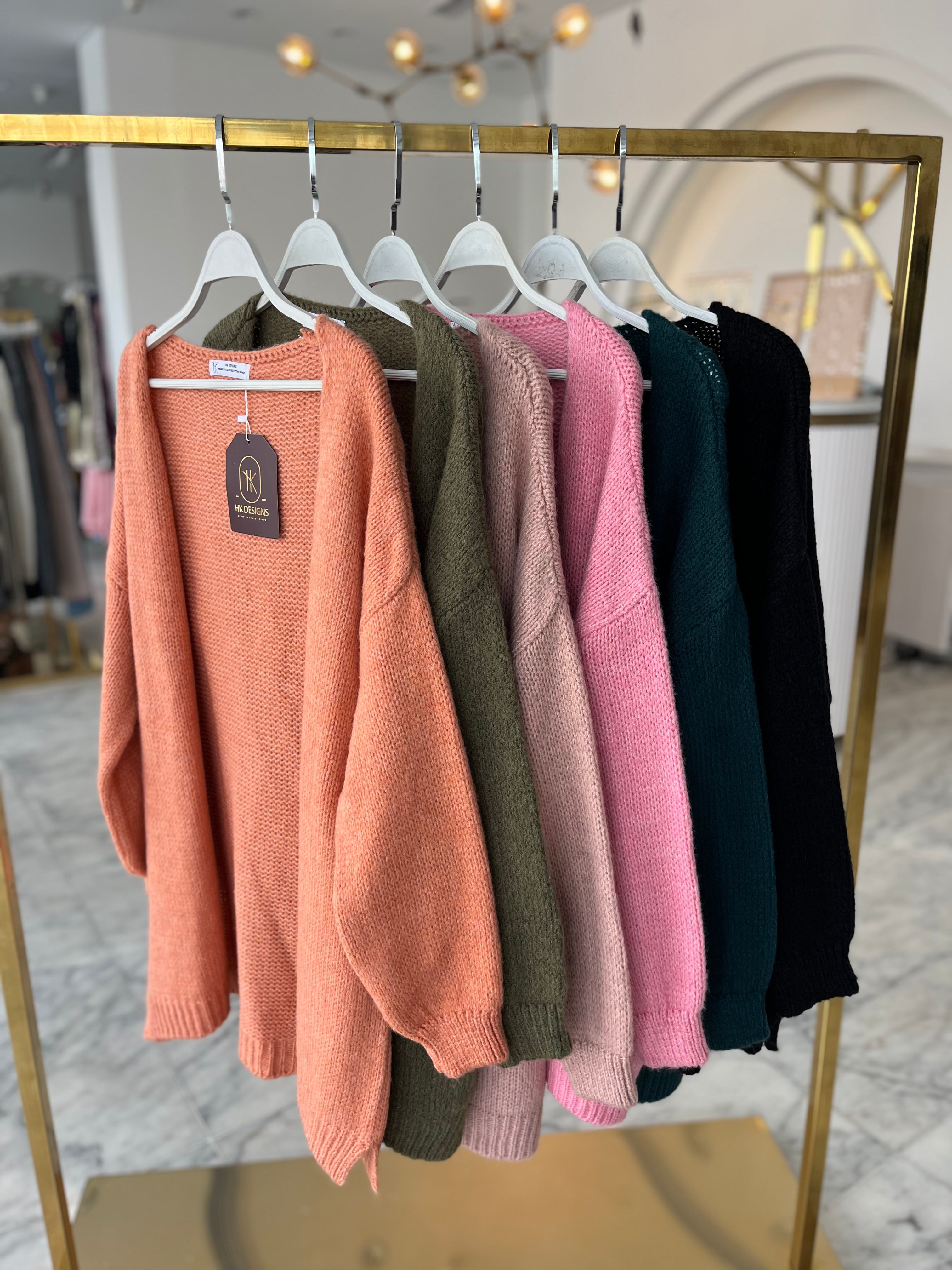 Mohair blend cardigan