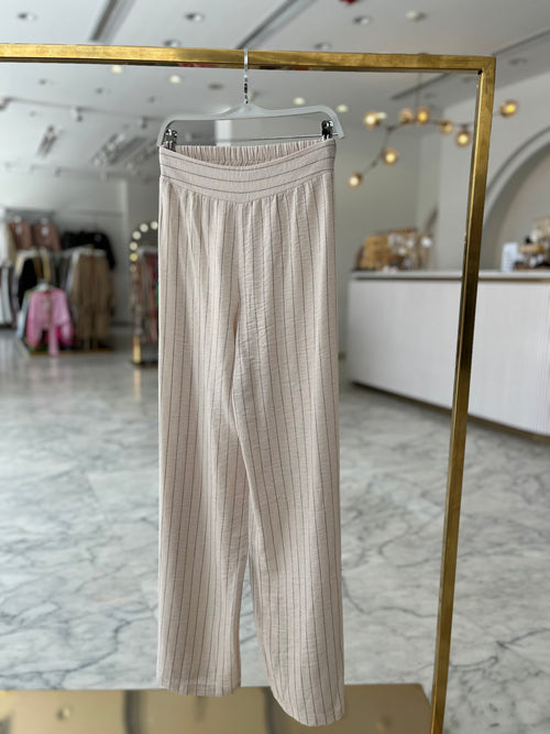 Stripped Linen Pants
