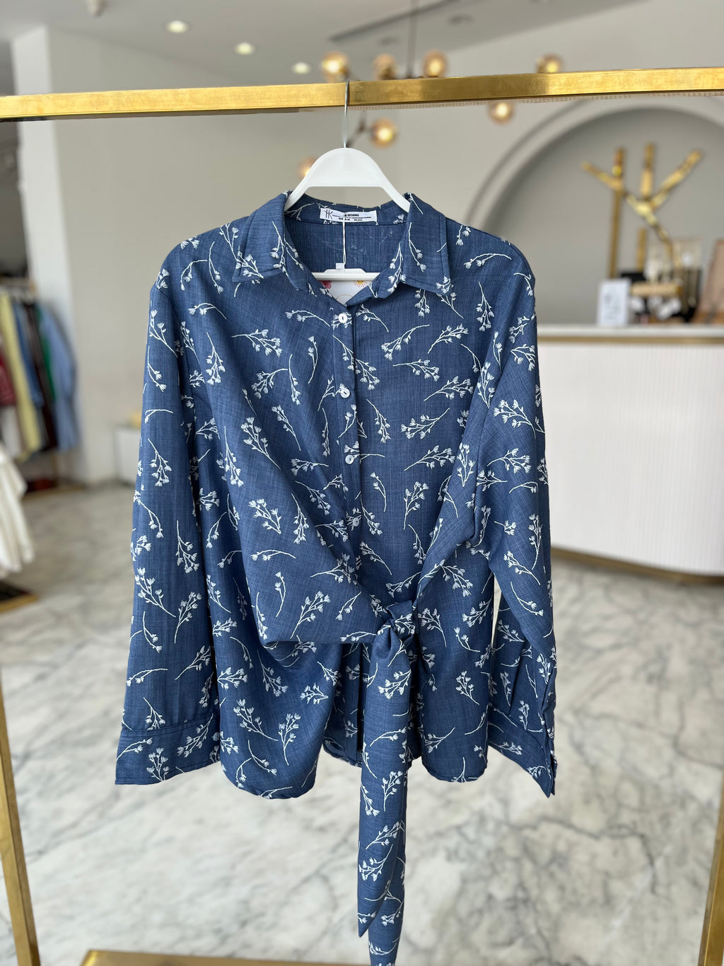 Wrap it Linen Set Shirt