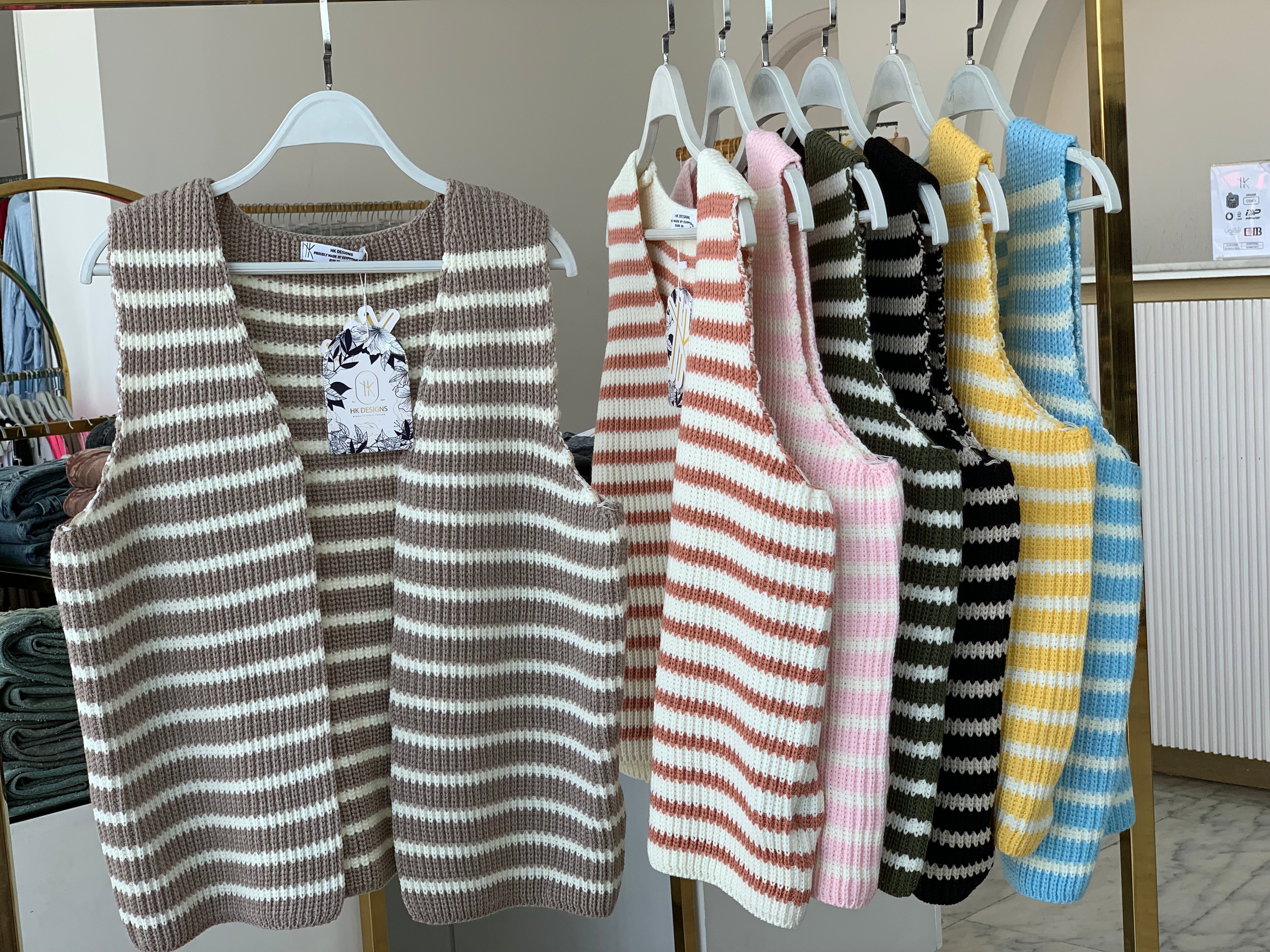 Warm Stripy Vest