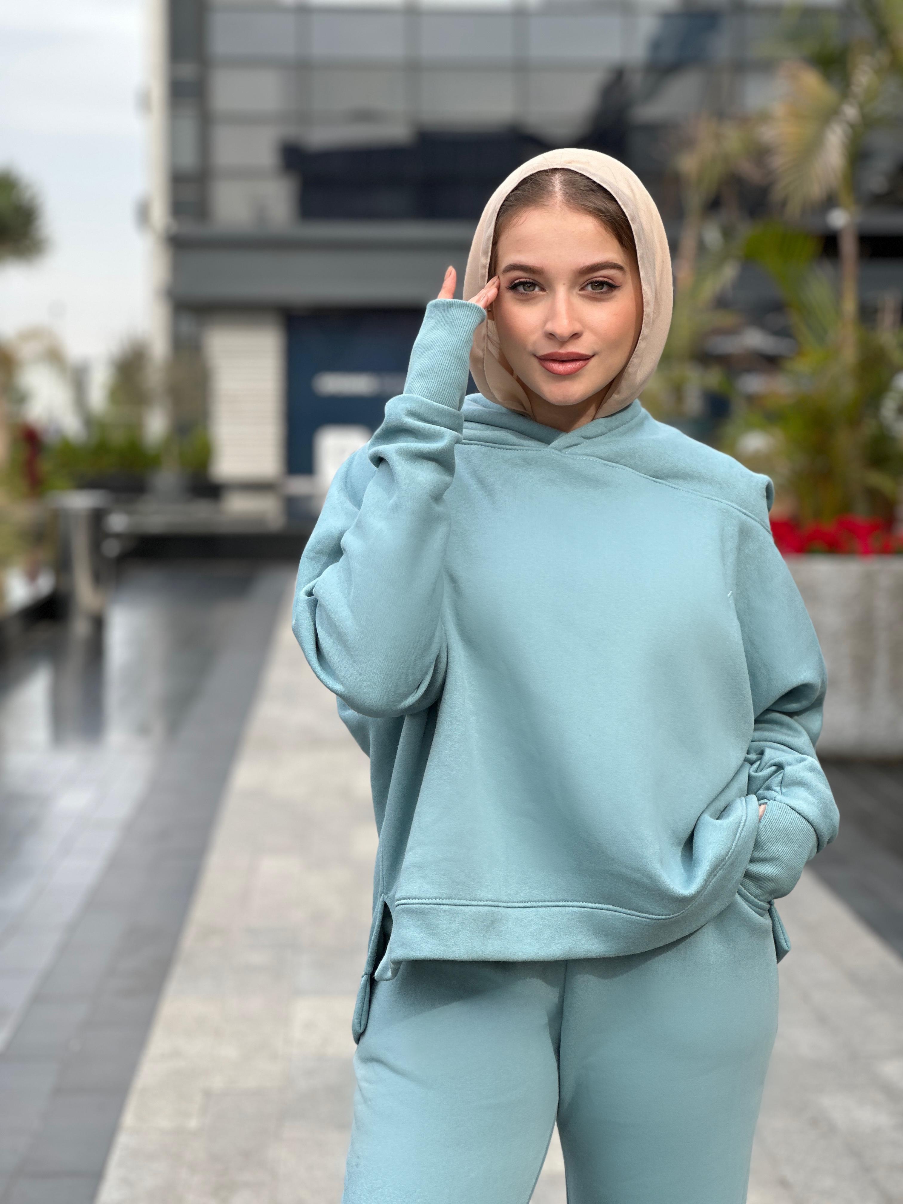 Go Girl Sweatshirt AW24 Minty Blue