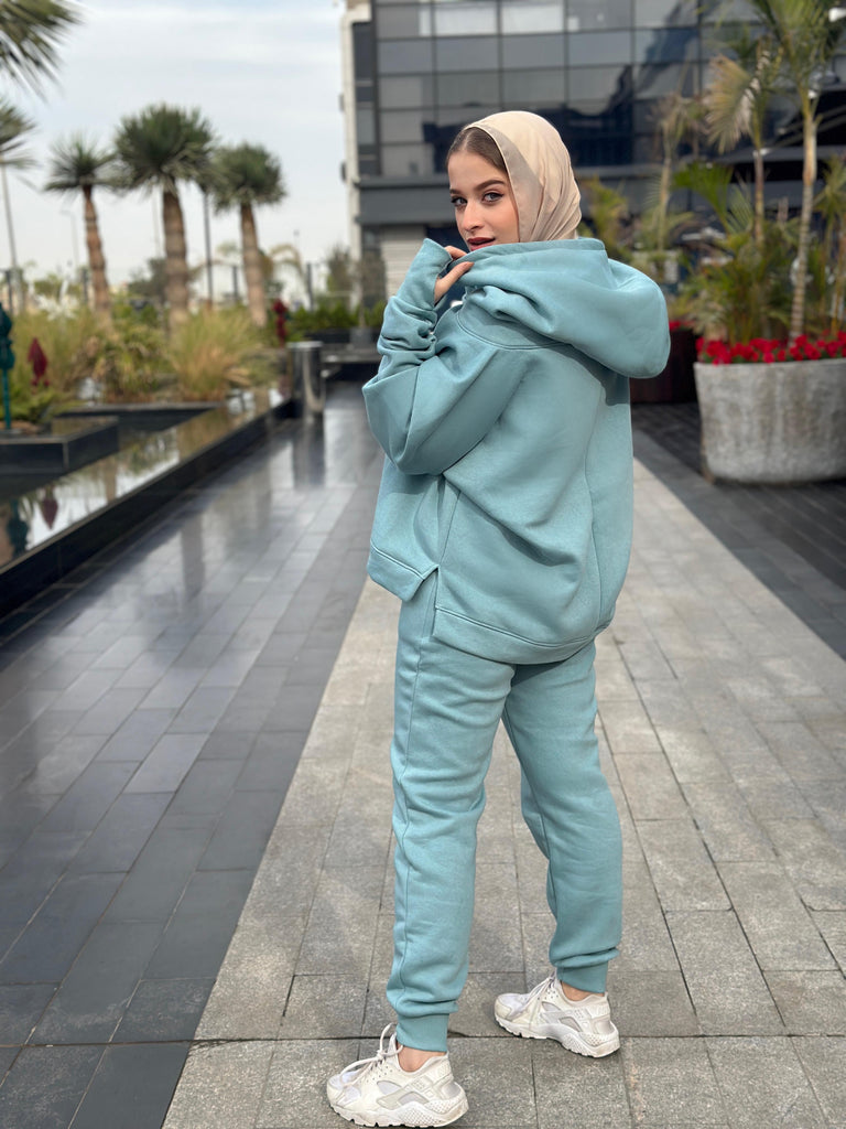 Go Girl Joggers AW24 Minty Blue