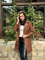 2 Way Leather Jacket Coca