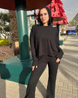 Everyday Winter Top Black