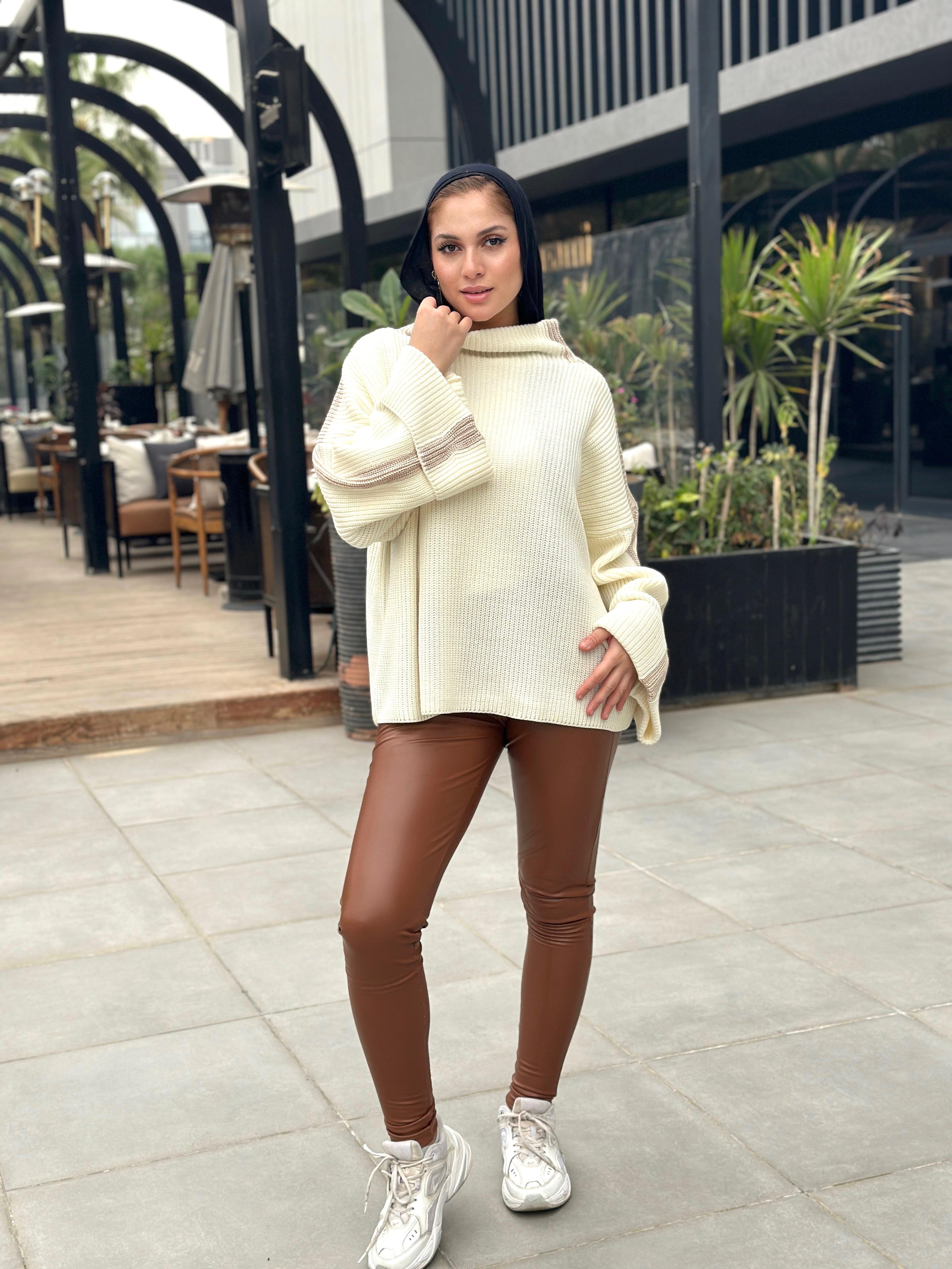 Skinny Leather Pants Carmel
