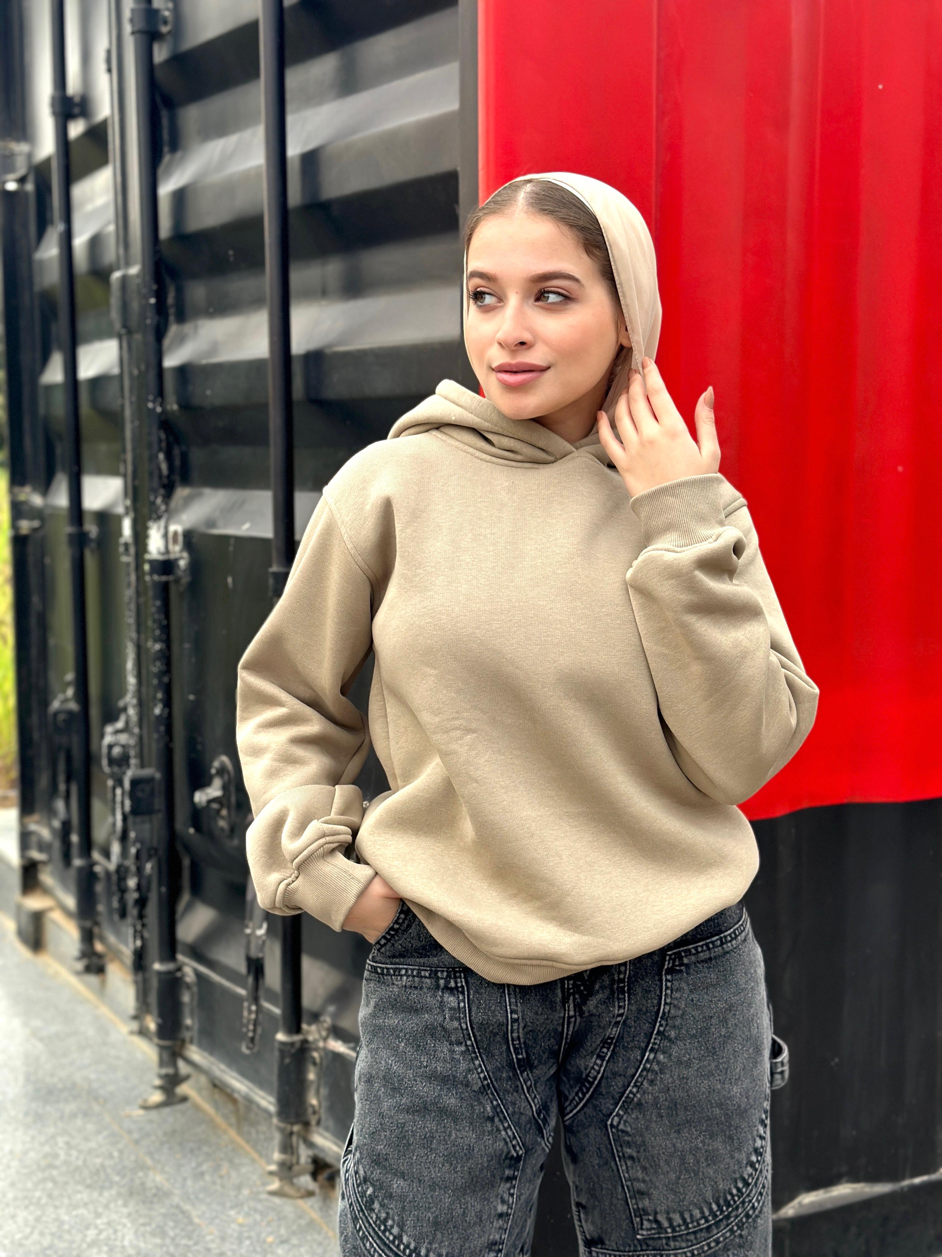 You Can Go Far Sweatshirt Chai Latte