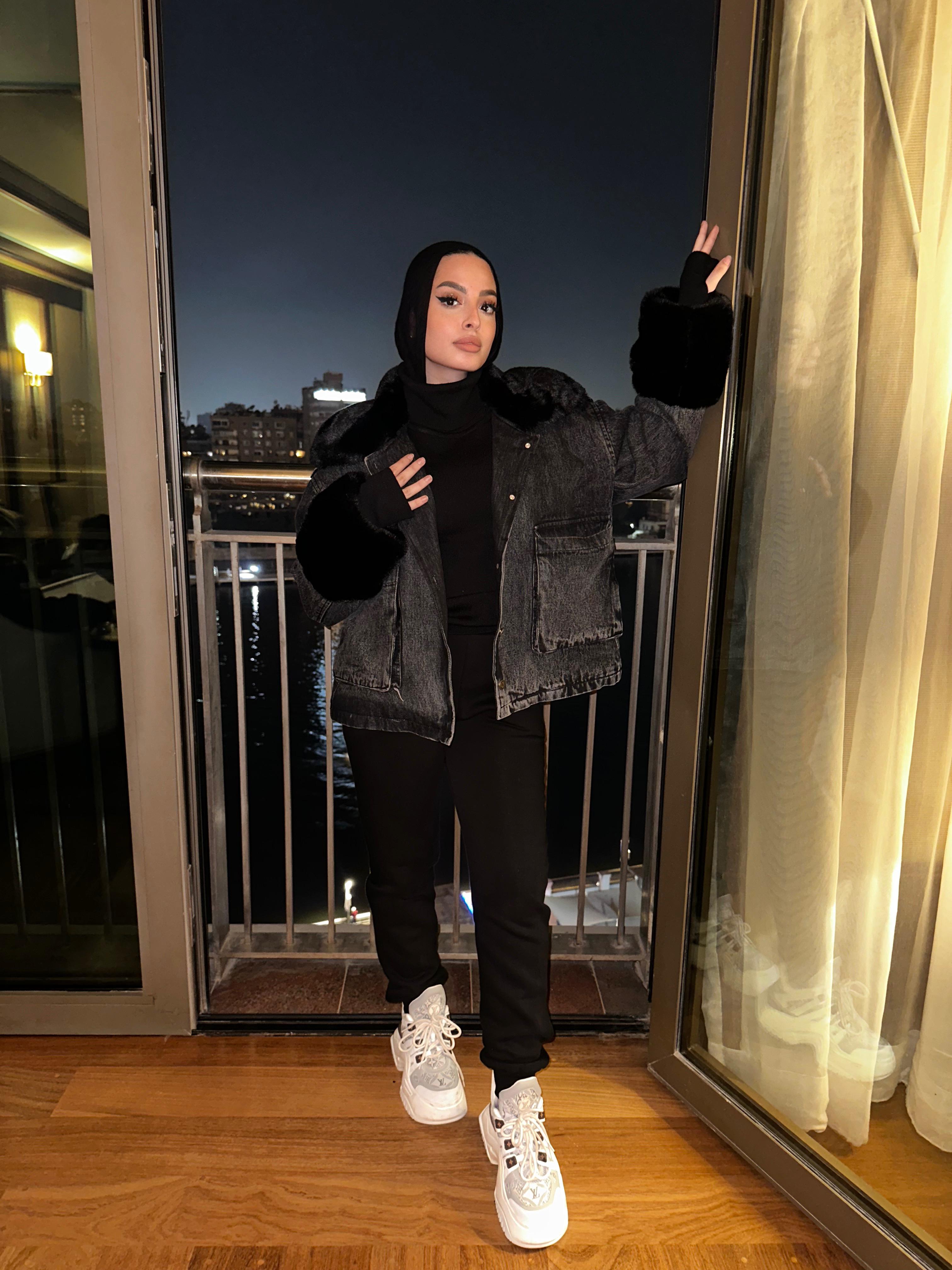Queen Denim Jacket Icy Night