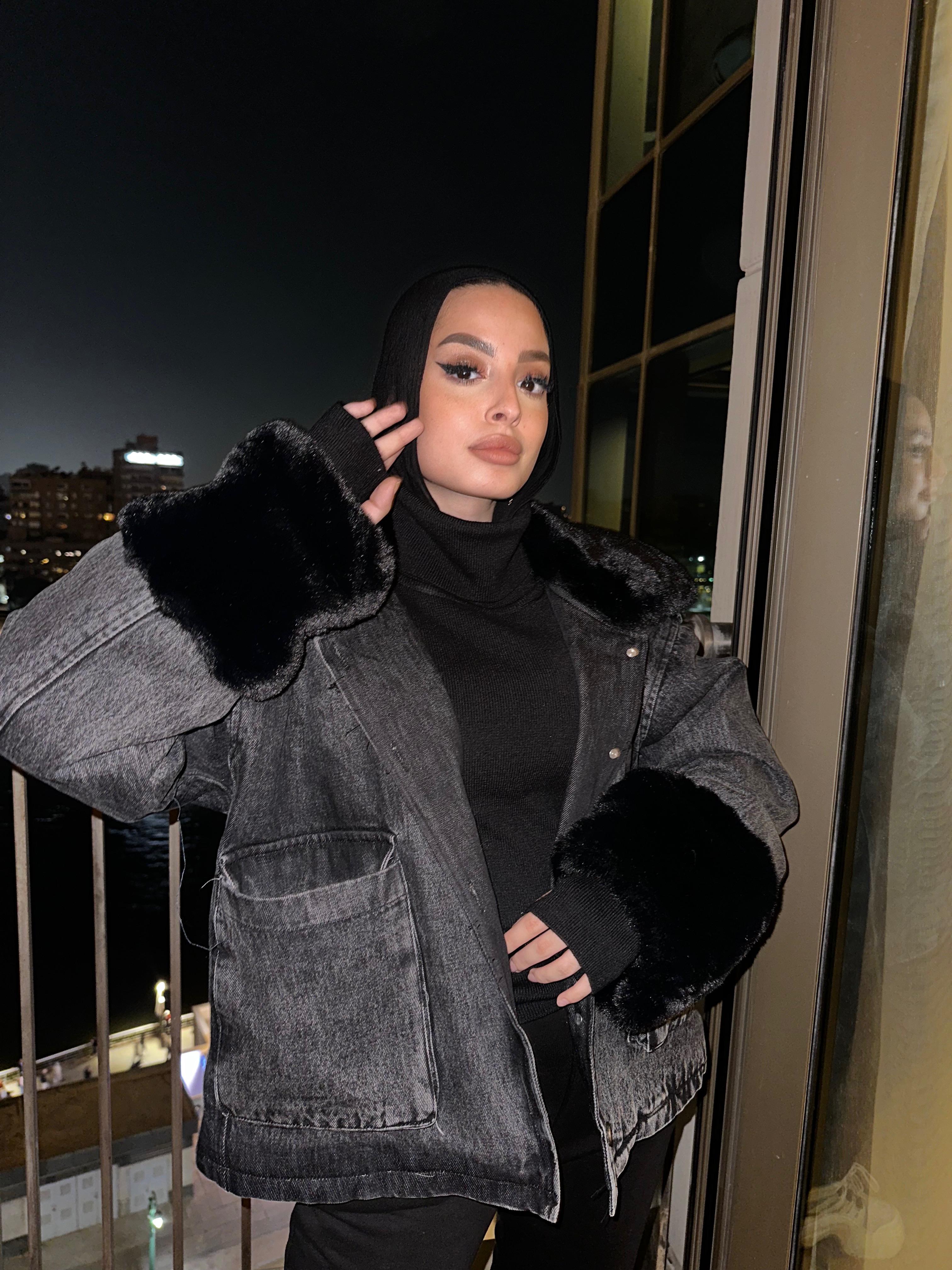 Queen Denim Jacket Icy Night