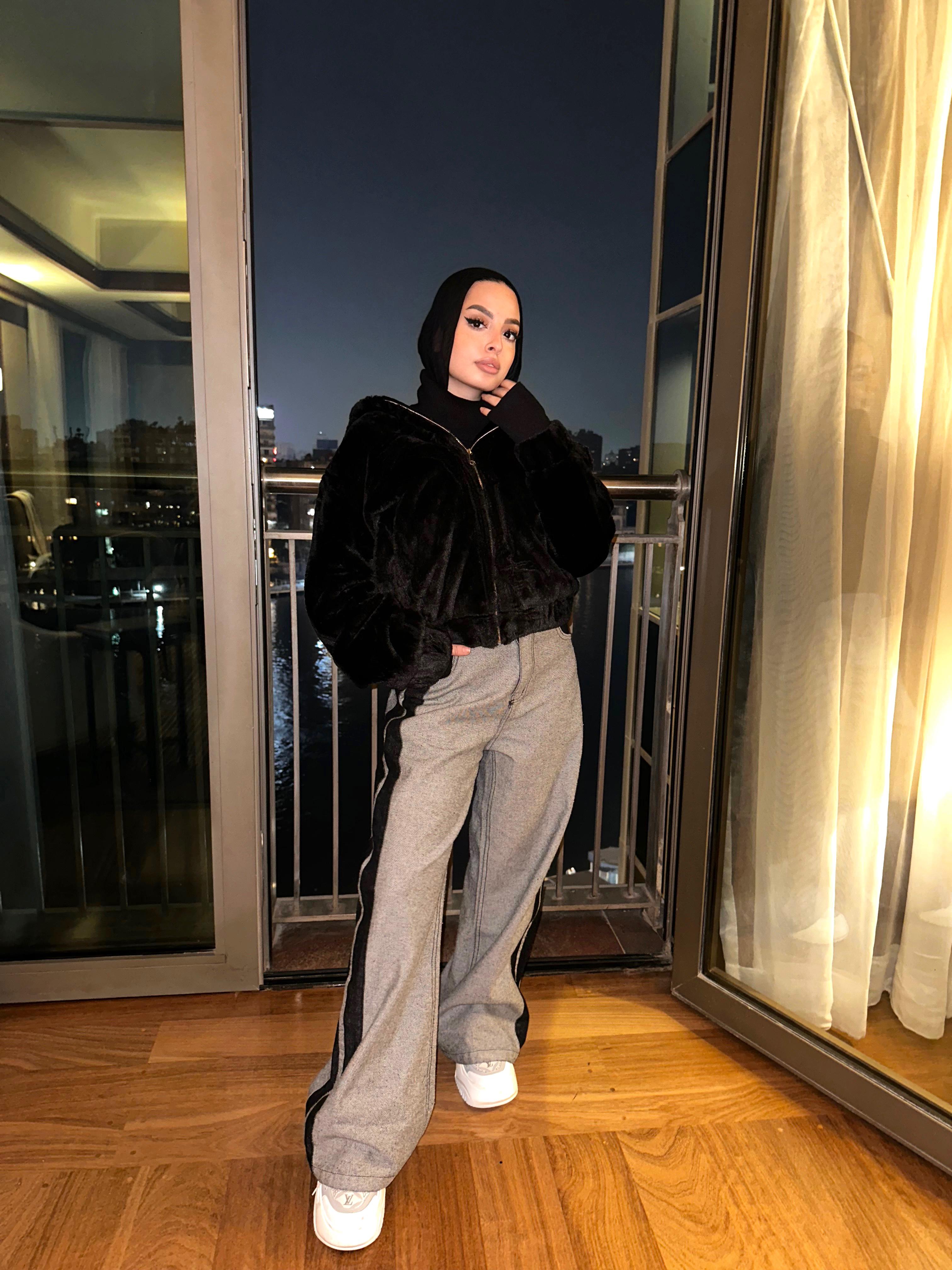 Furry Luxe Jacket Black