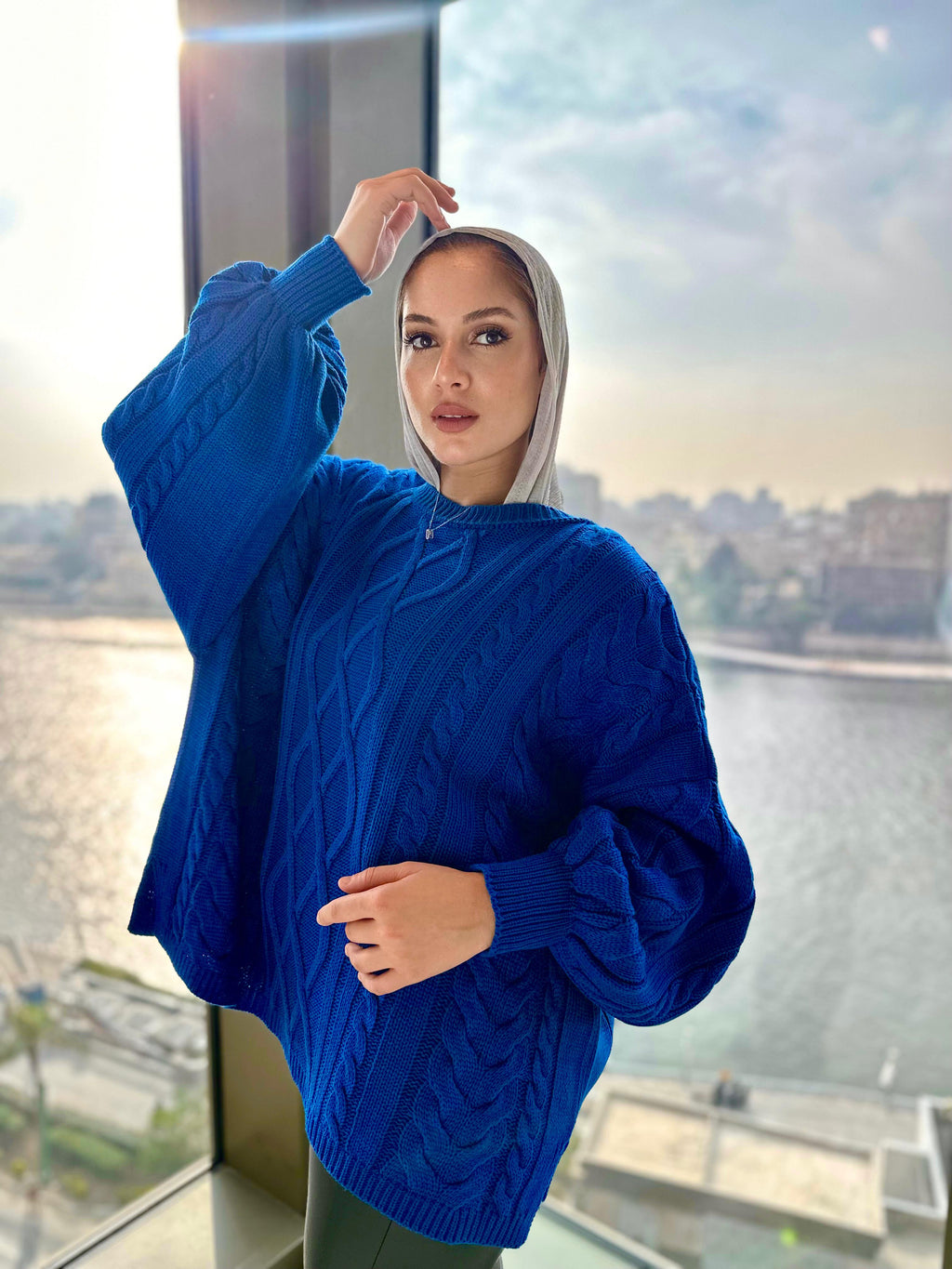 Le Trecce Sweater Royal Blue