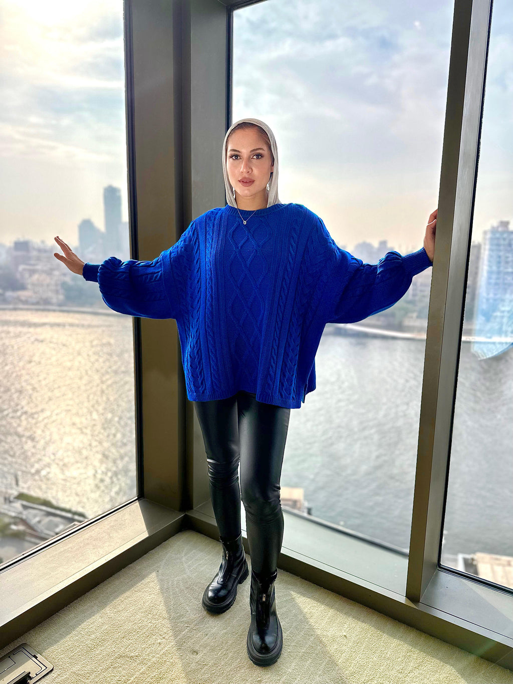 Le Trecce Sweater Royal Blue