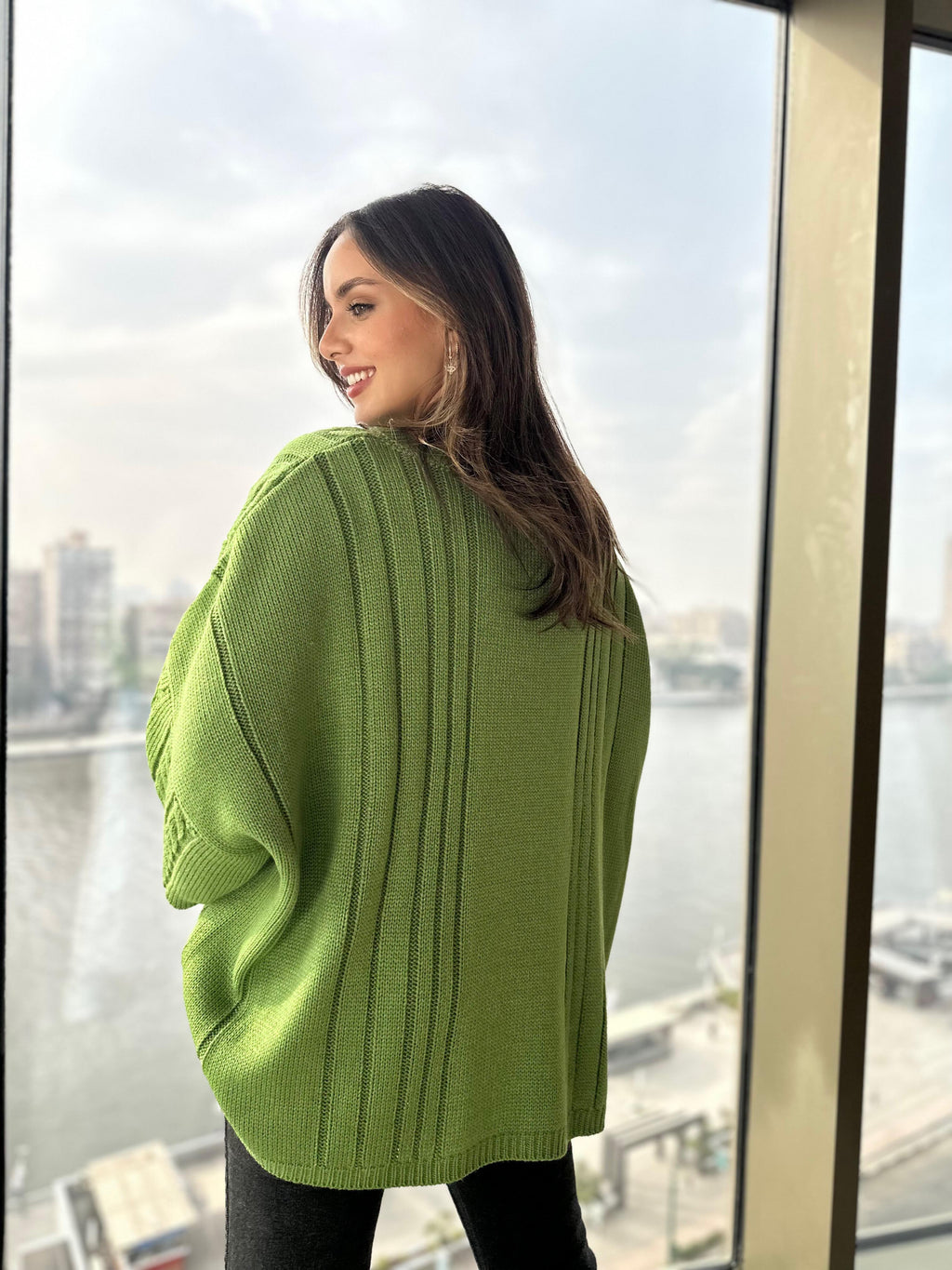 Le Trecce Sweater Sour lime