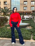 New Turtle Neck Red