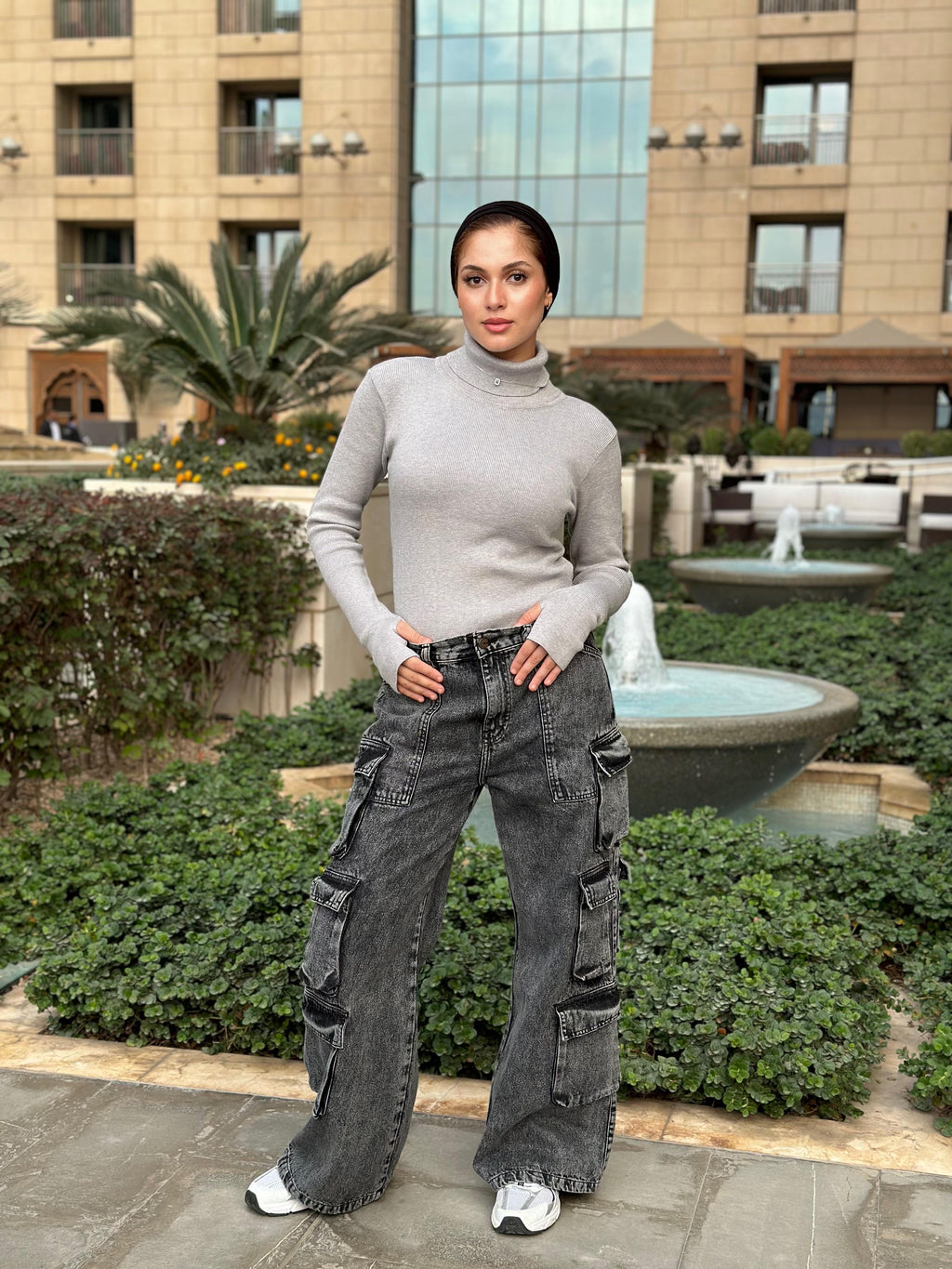 New Turtle Neck Heather Gray