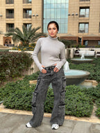 New Turtle Neck Heather Gray