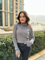 New Turtle Neck Dark Gray