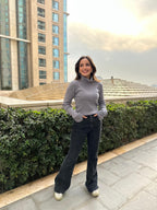 New Turtle Neck Dark Gray