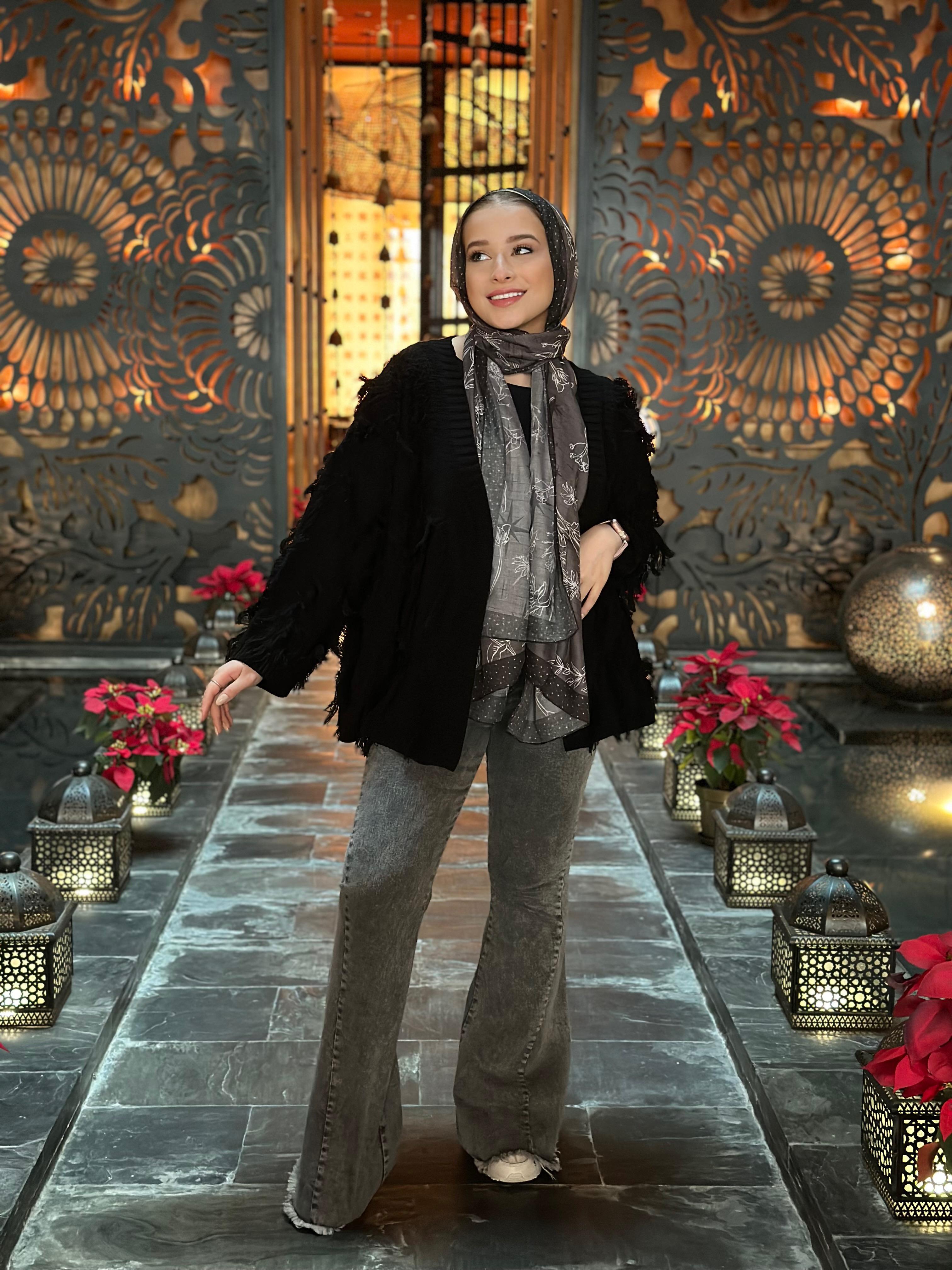 Raw Warm Cardigan Black