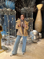 Miss Chic Jacket Cafe latte