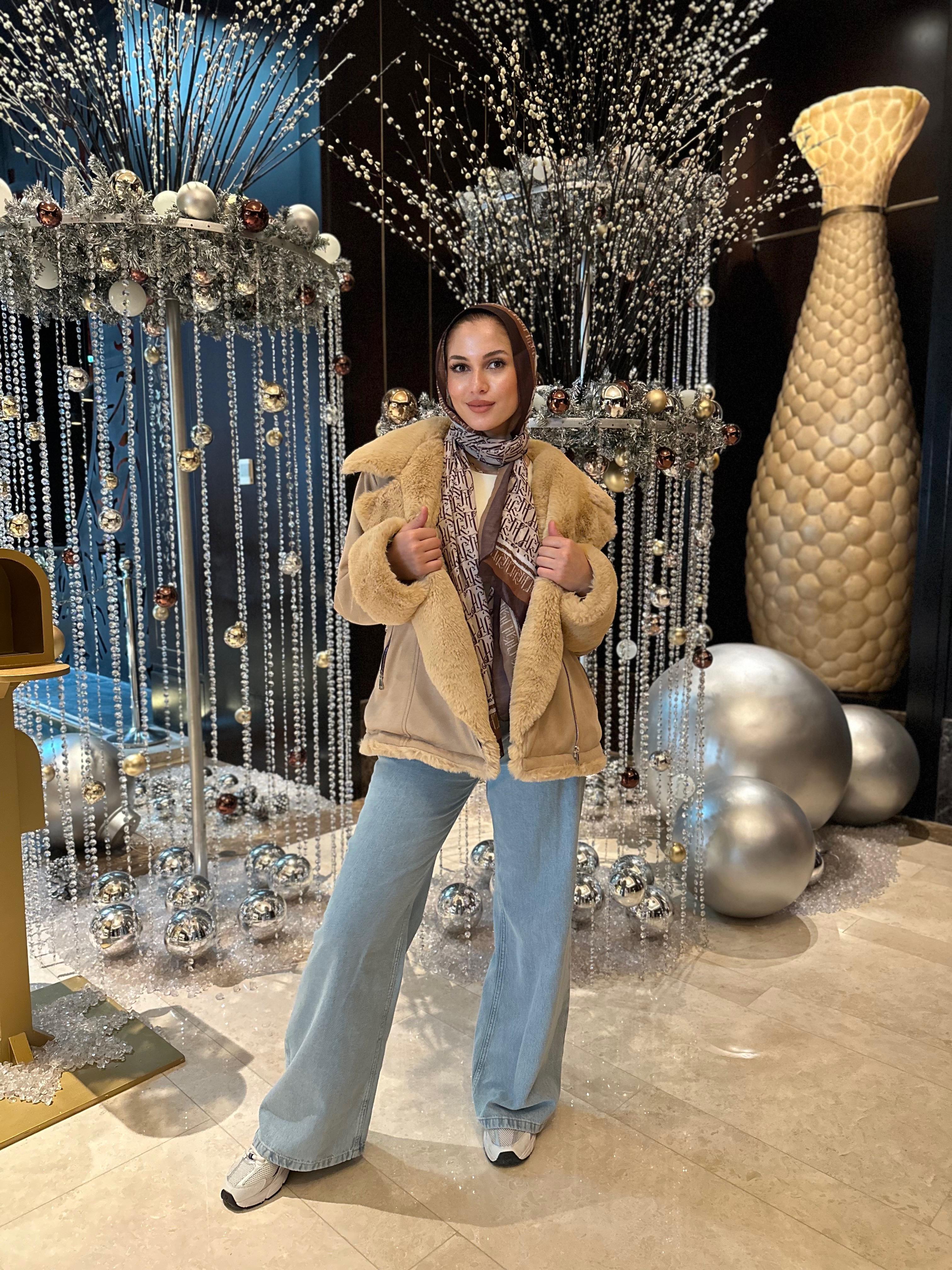 Miss Chic Jacket Cafe latte