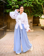 The Extra Wide Pants Baby Blue