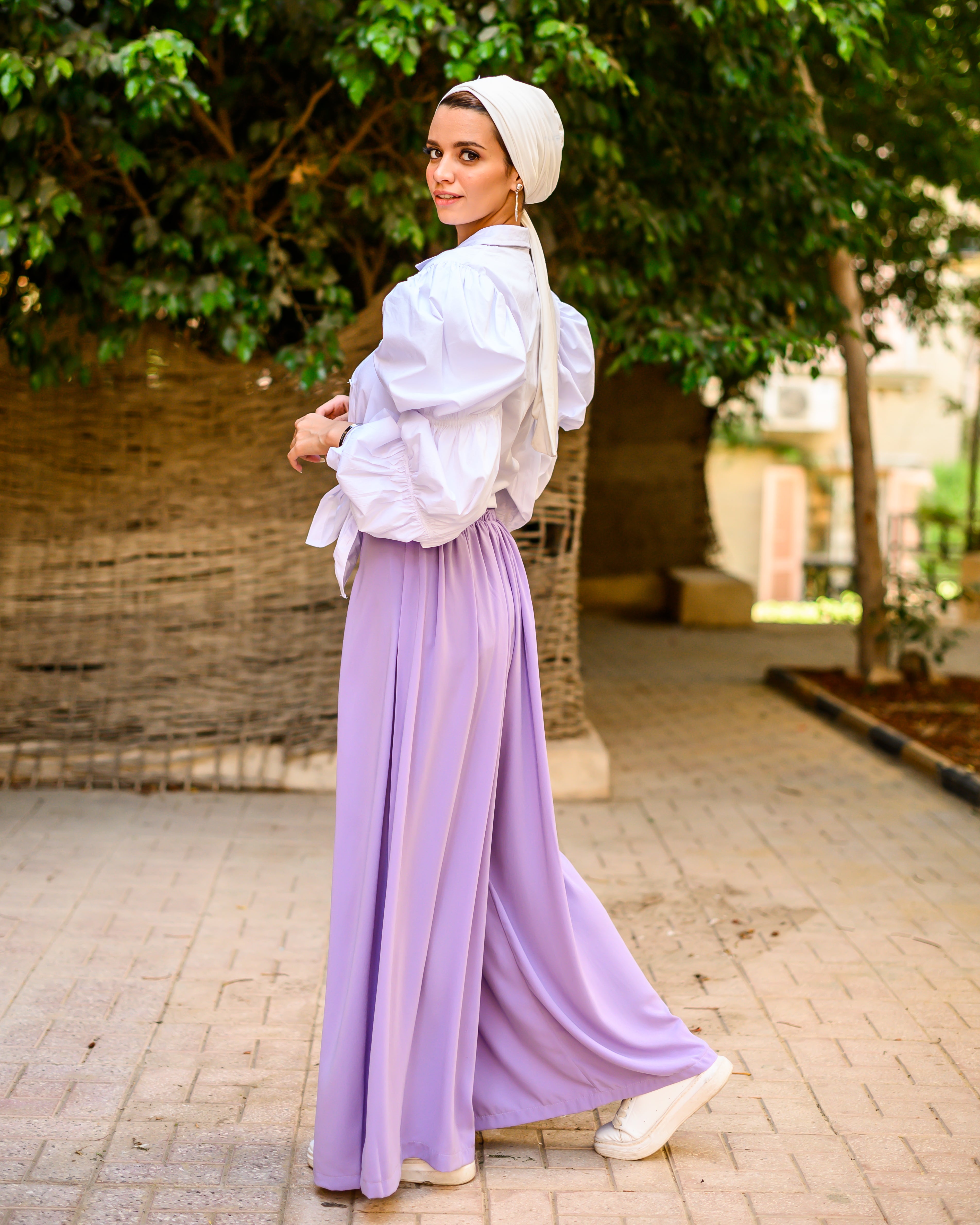 The Extra Wide Pants Lilac