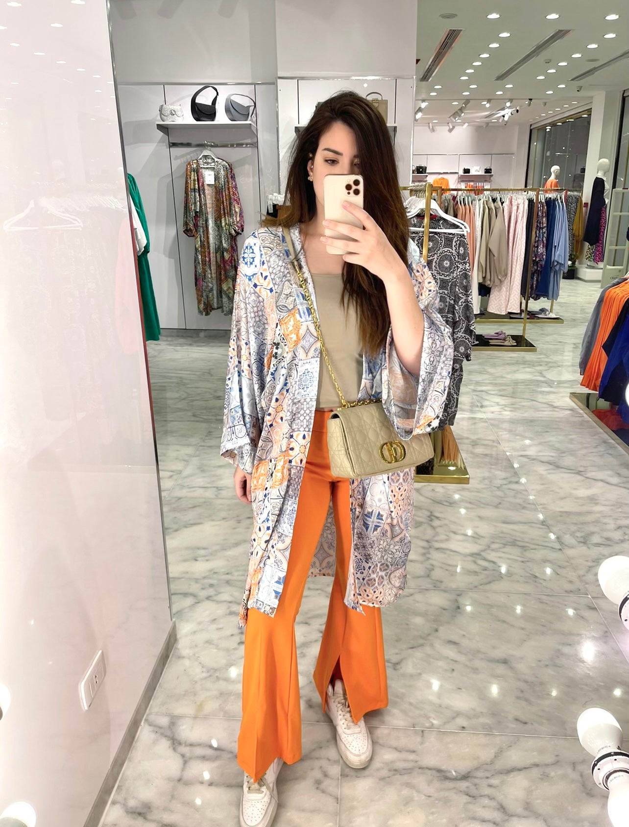 Split Pants Orange