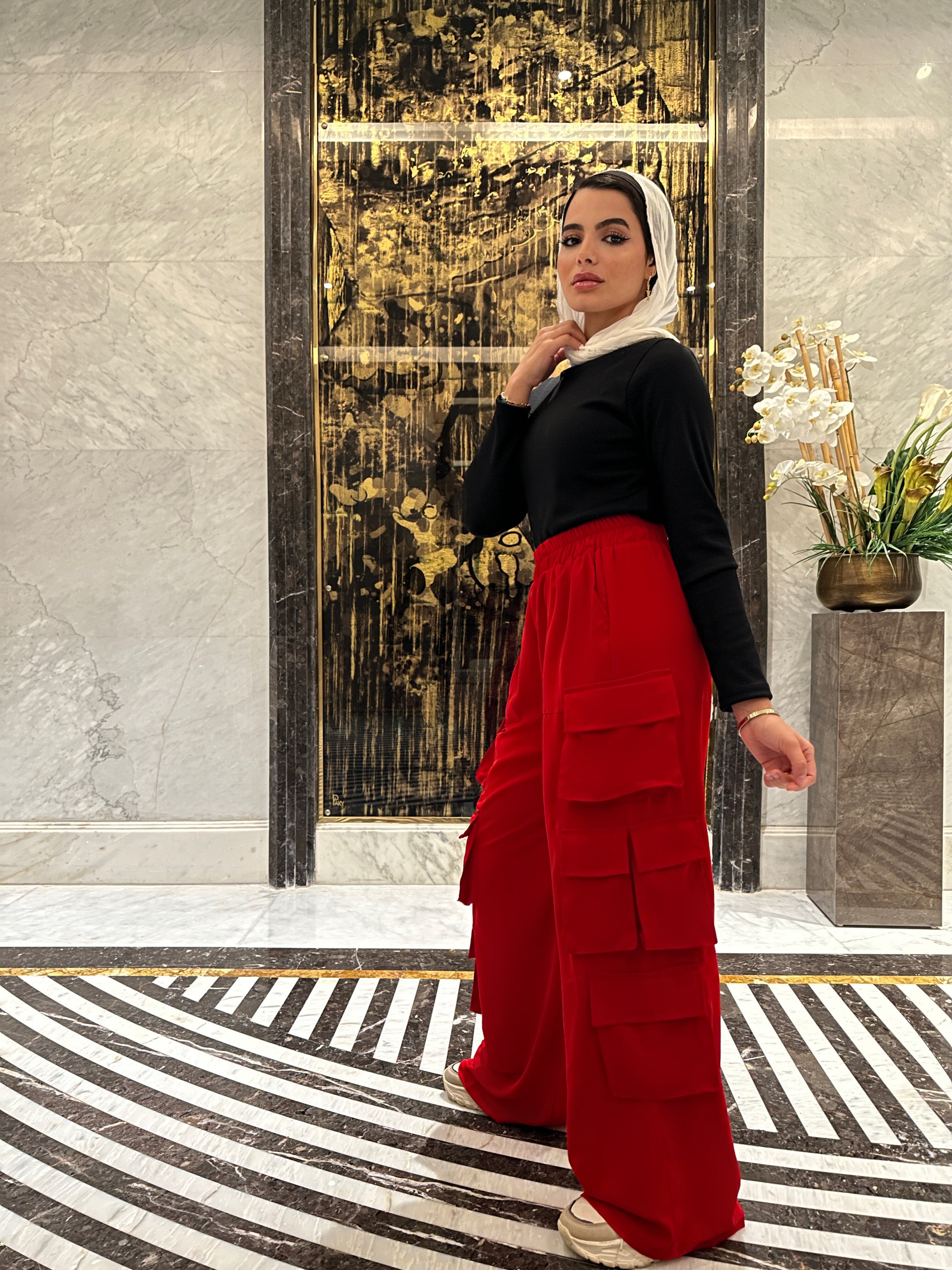Chicaco Pants Cherry