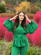 Grab It Girl Blouse Green