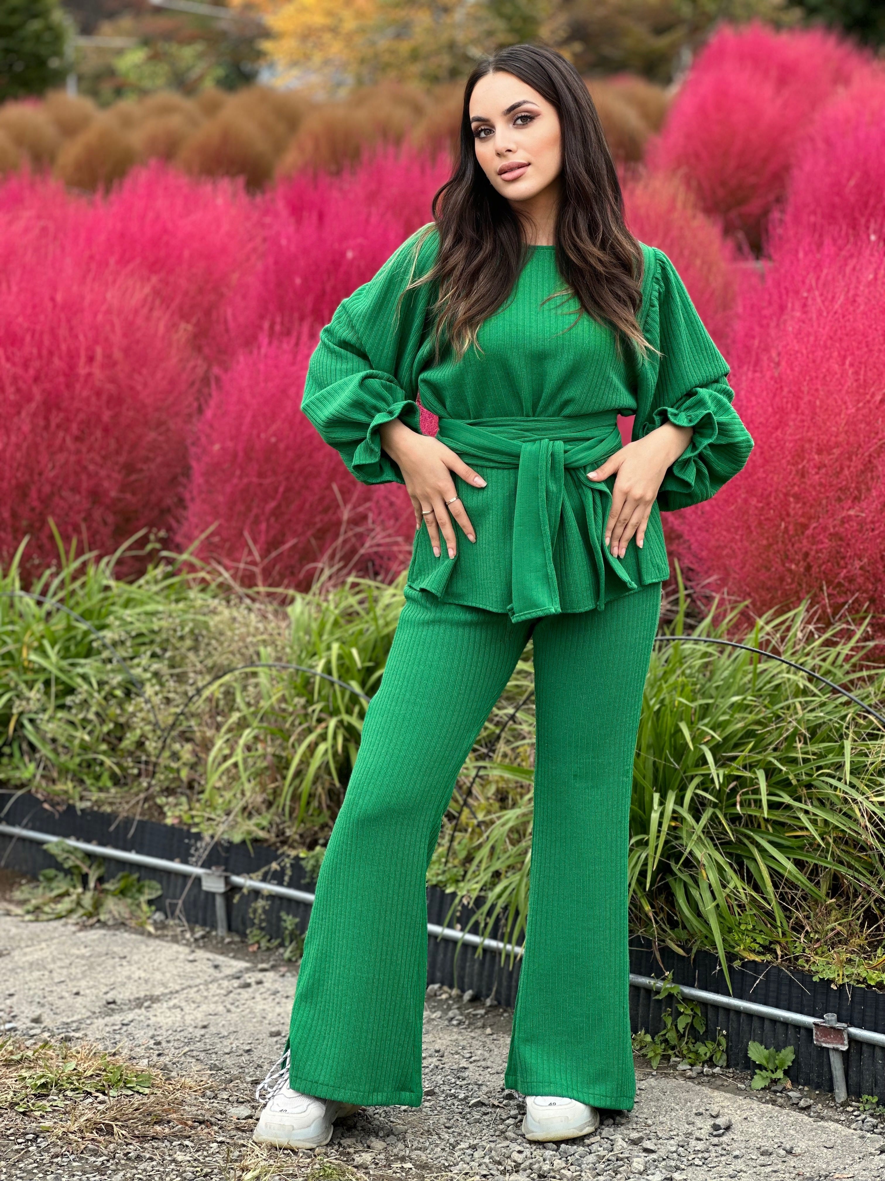 Grab It Girl Blouse Green