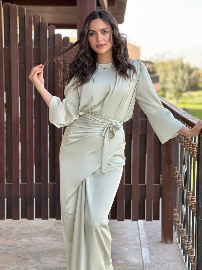 Drapped magic Skirt Champagne