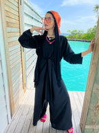 Wrap It Jumpsuit Black