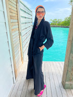 Wrap It Jumpsuit Black