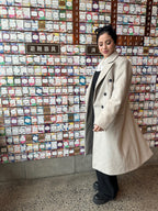 French Curves Coat Latte