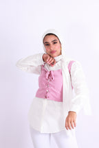 Sweet Cropped Top Nude Pink