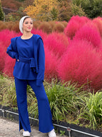 Grab It Girl Blouse Royal Blue