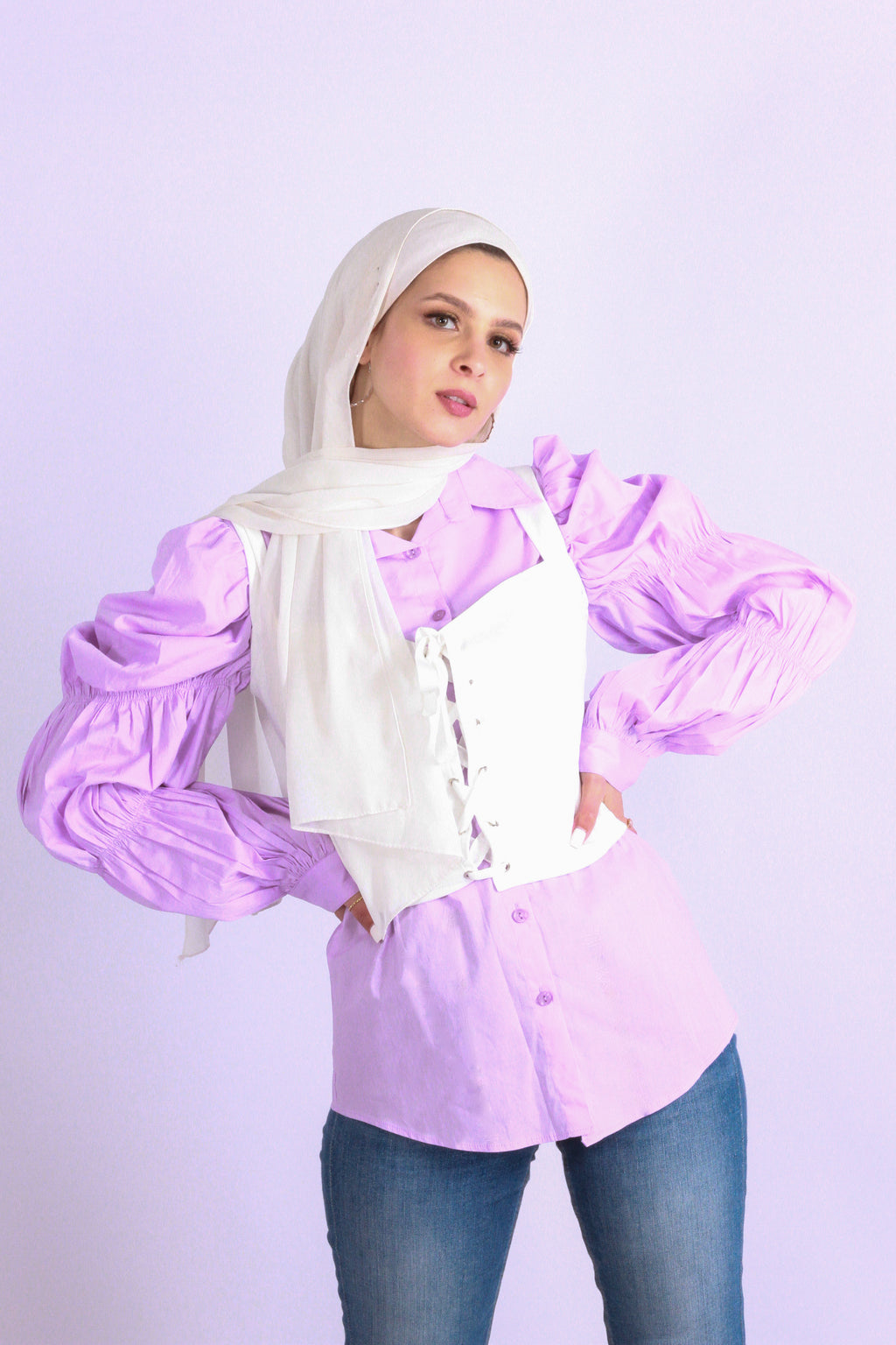 Sweet Cropped Top Cream