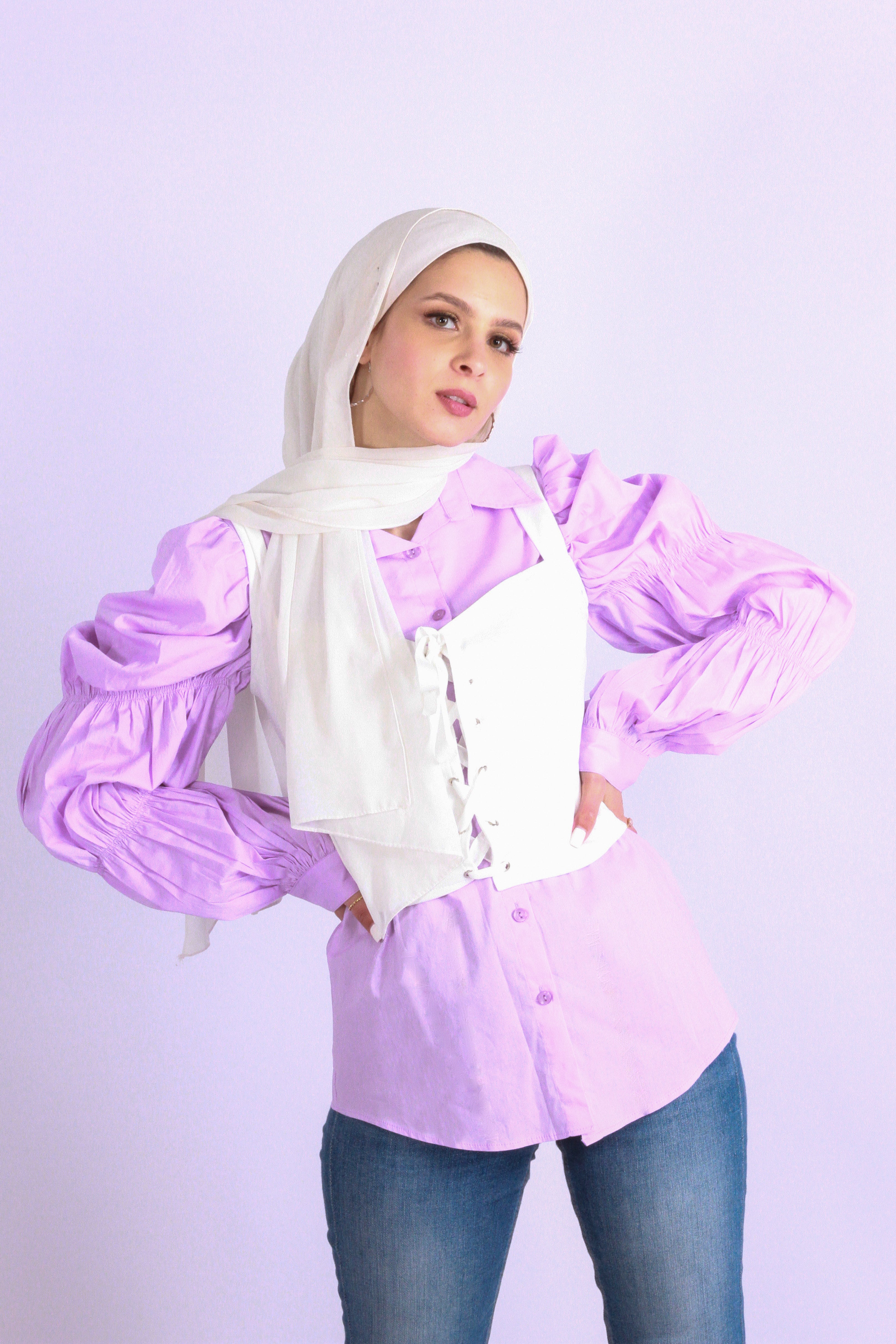 Sweet Cropped Top Cream