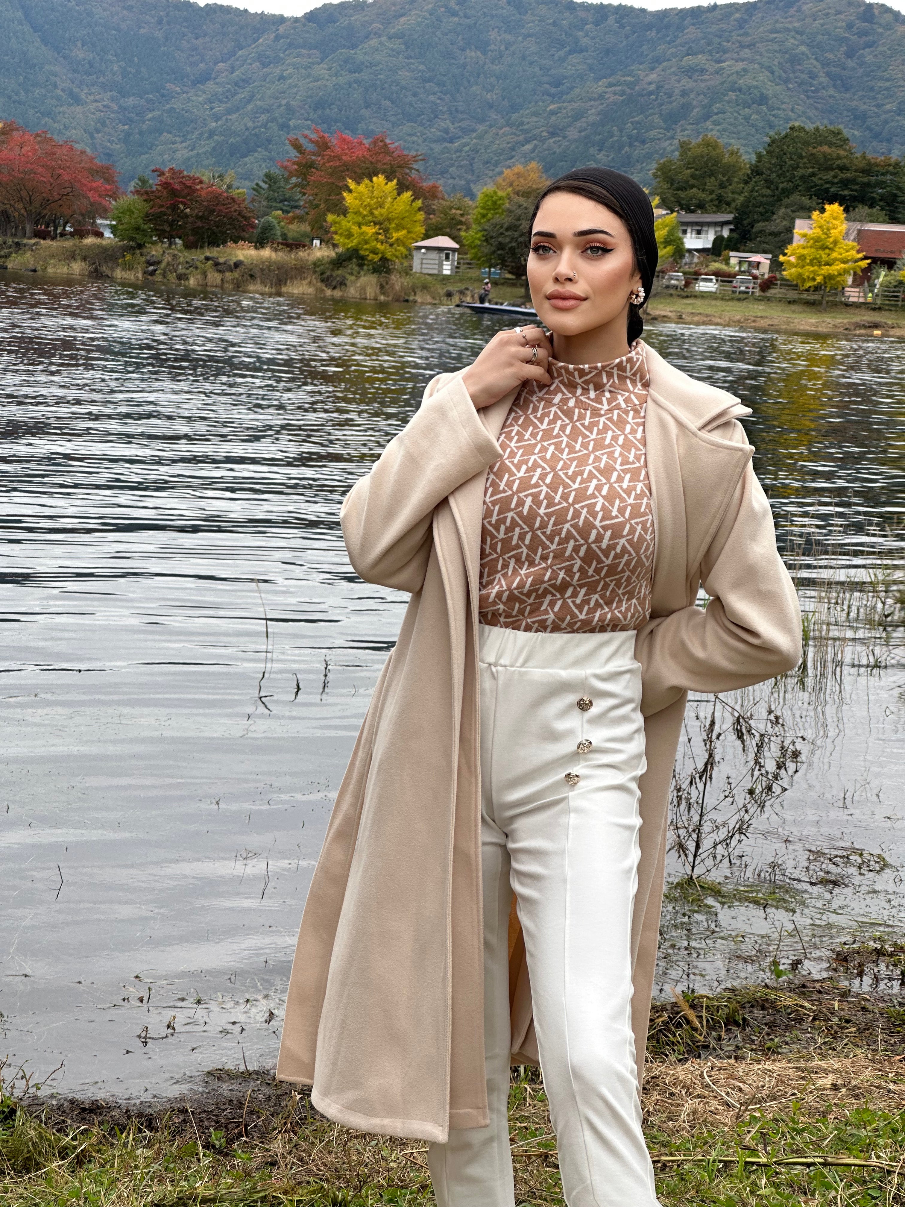 Lets Go Double Oatmeal Coat