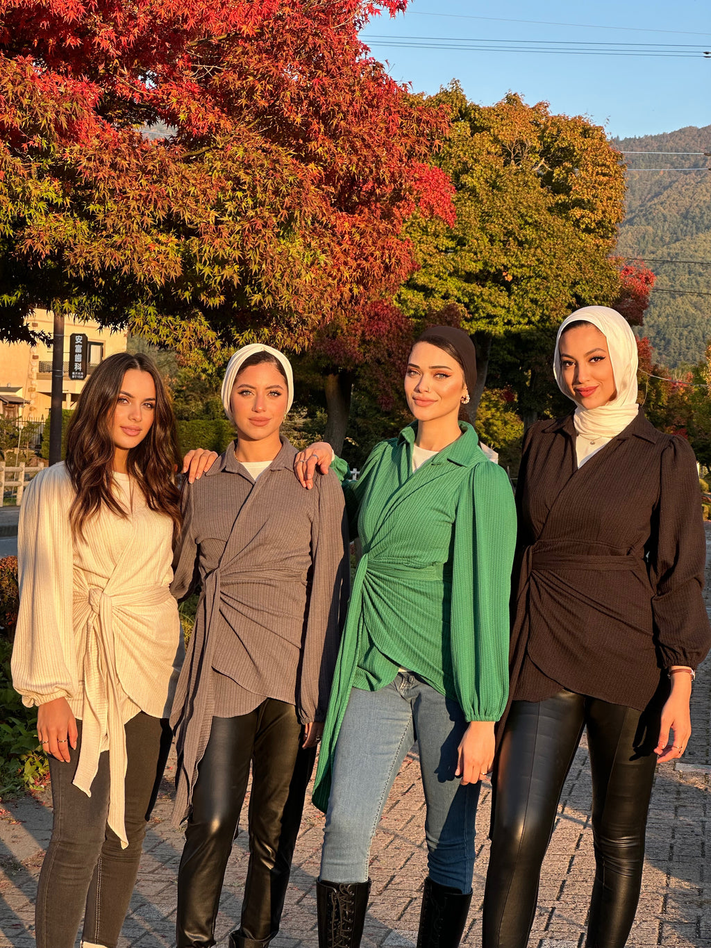Wrap It Sweater Green