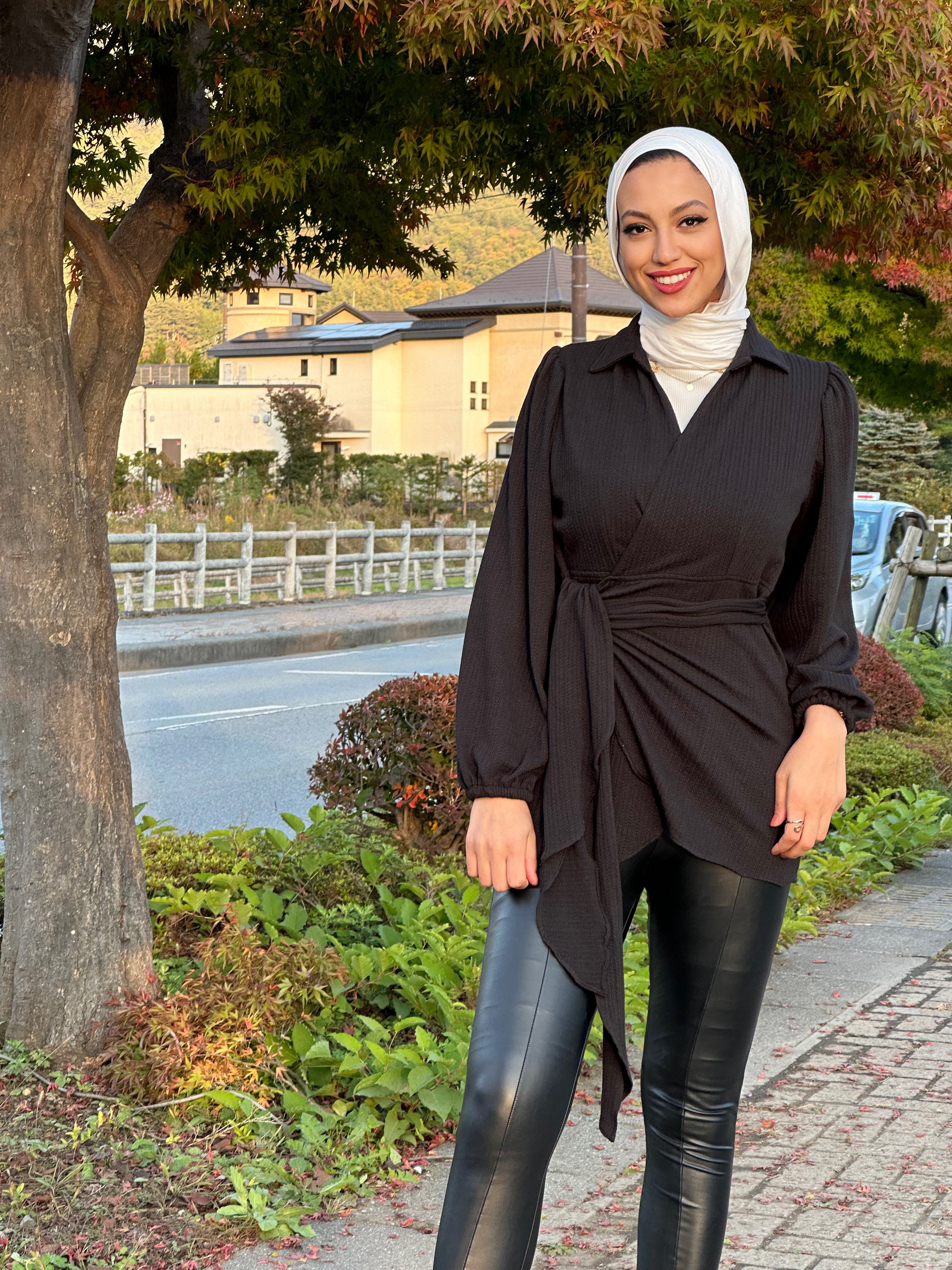 Wrap It Sweater Black