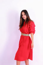 Basic Long Shirt Cherry