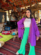 New Flare Pants Green